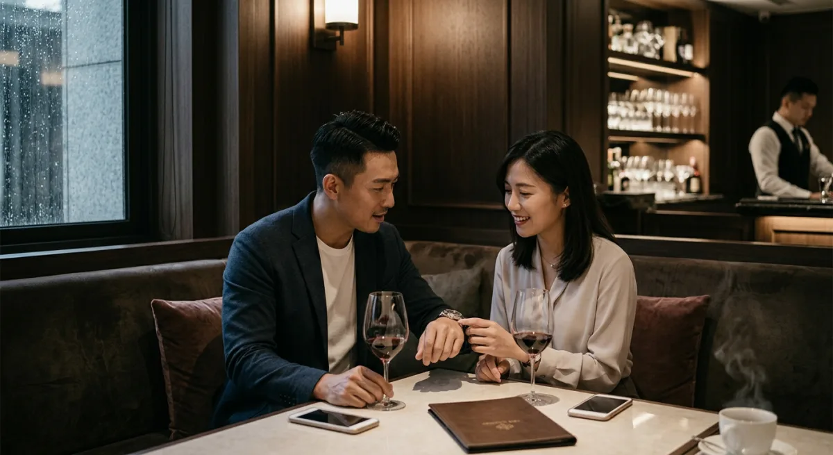 討論單次或月結安排與交通費用的情境示意